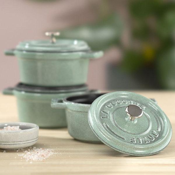 Staub ストウブ 鍋 10cm ピコ・ココット ラウンド セージ Staub ストウブ 鍋 10cm ピコ・ココット ラウンド セージ