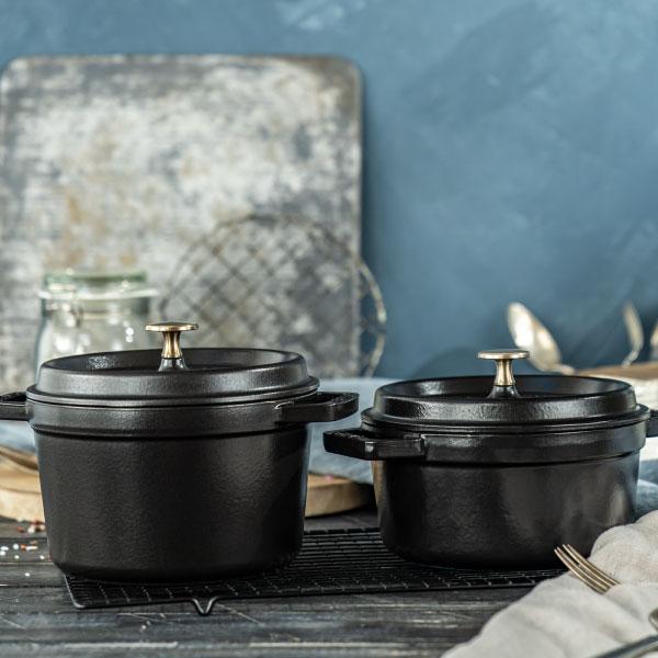 Staub ストウブ グランドココット ラウンド 20cm ブラック生涯 Staub ストウブ グランドココット ラウンド 20cm ブラック生涯
