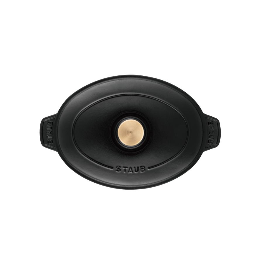 Staub ストウブ オーバル ホットプレート ブラック オーブン Staub ストウブ オーバル ホットプレート ブラック オーブン