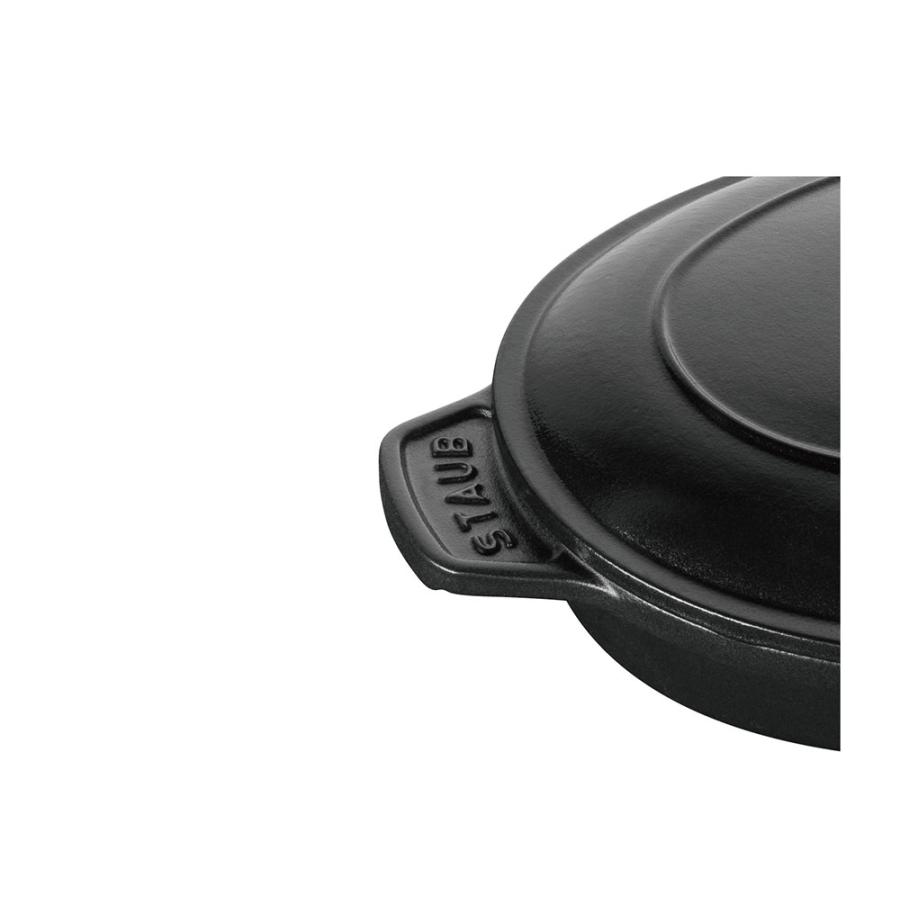 Staub ストウブ オーバル ホットプレート ブラック オーブン Staub ストウブ オーバル ホットプレート ブラック オーブン
