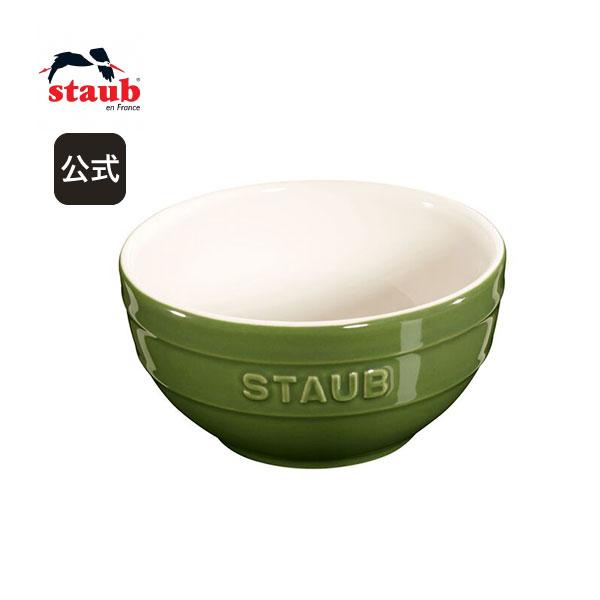 Staub（ストウブ） セラミックボウル 14cm バジルグリーン セラミック