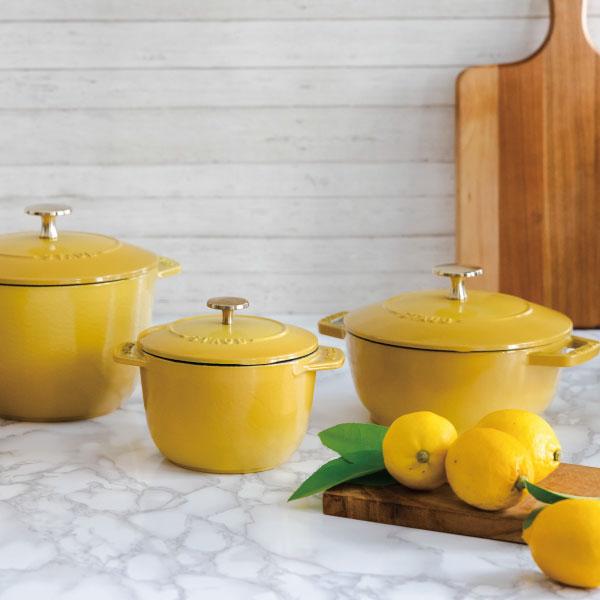 Wa-NABE ストウブ 鍋 16cm シトロン S STAUB 丸 ホーロー鍋 なべ Wa-NABE ストウブ 鍋 16cm シトロン S STAUB 丸 ホーロー鍋 なべ