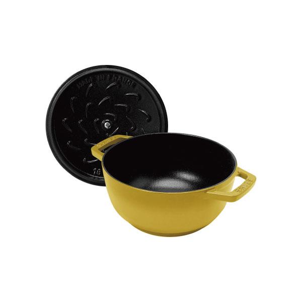 Wa-NABE ストウブ 鍋 18cm シトロン M STAUB 丸 ホーロー鍋 調理 Wa-NABE ストウブ 鍋 18cm シトロン M STAUB 丸 ホーロー鍋 調理