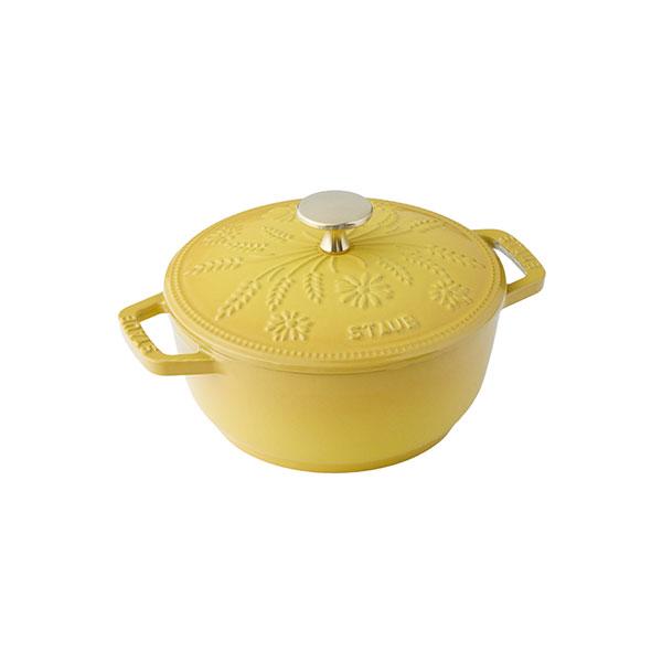 Wa-NABE ストウブ マーガレット S シトロン16cm 新色 丸 Wa-NABE ストウブ マーガレット S シトロン16cm 新色 丸