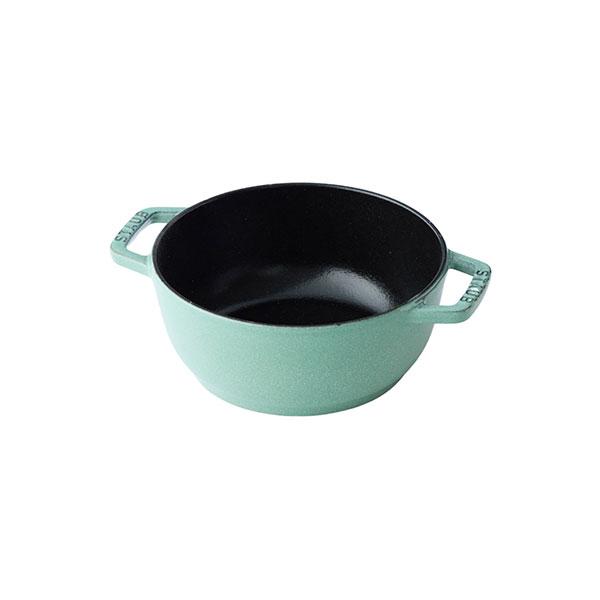 Wa-NABE ストウブ マーガレット S セージ 丸 ホーロー鍋 Wa-NABE ストウブ マーガレット S セージ 丸 ホーロー鍋