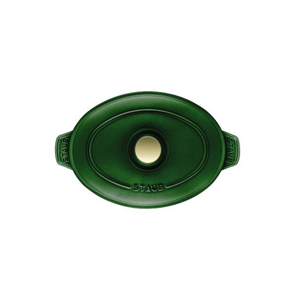 Staub ストウブ オーバル ホットプレート 23cm バジルグリーン Staub ストウブ オーバル ホットプレート 23cm バジルグリーン