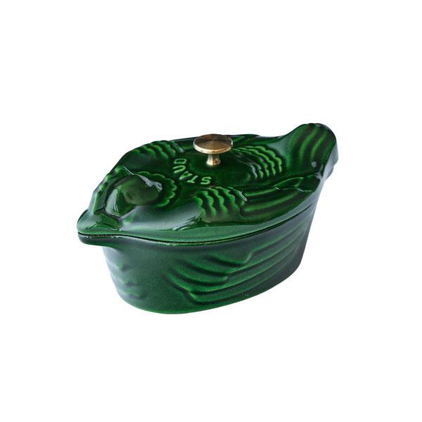 Staub ストウブ スモールチキン 11cm バジルグリーン ピコ Staub ストウブ スモールチキン 11cm バジルグリーン ピコ
