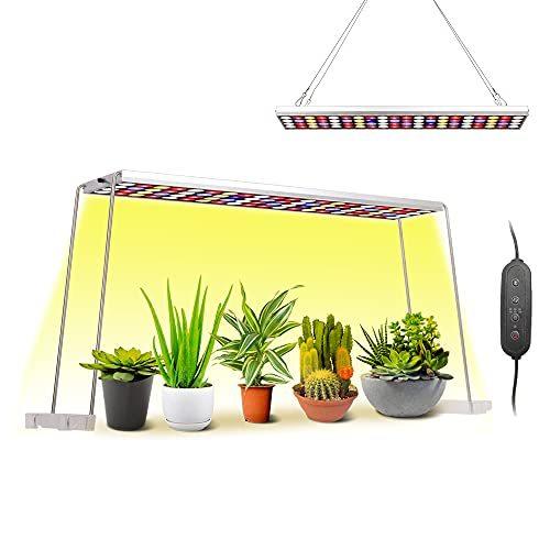 Jcbritw 植物育成ライトled 100w植物ライトフルスペクトル スタンド付き 80led 定時機能 3h 12h 多肉 屋内植物用 セールsale Off 9段階調光 9h 三段階モードスイッチ調節