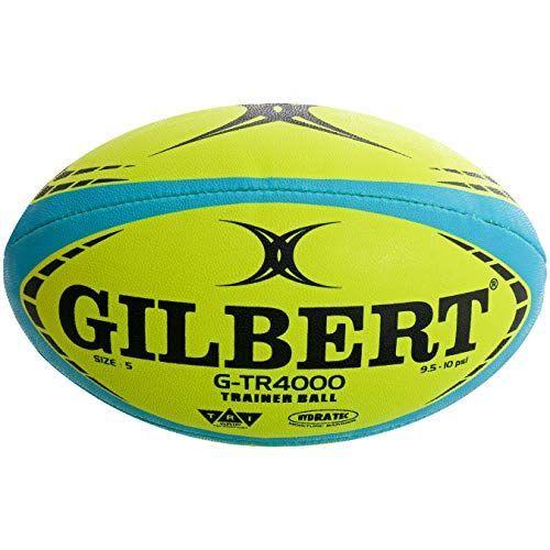 翌日発送可能 Gilbert G Tr4000 ギルバート ラグビーボール練習用3号 青緑x黄色 並行輸入品