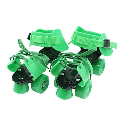 16円 新到着 ローラースケート 子供用 着脱 調節可能 キッズ 緑 グリーン 幼児 児童 男の子 女の子 ジュニア