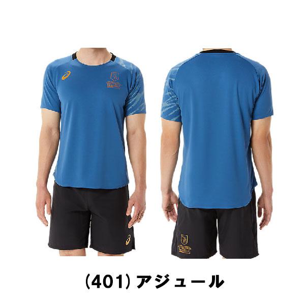 【全品P3倍+最大700円OFFクーポン】アシックス ASICS バレーボール メンズ ウェア イーグルライン 半袖シャツ 半袖プラシャツ 2051A316｜zyuen1｜04