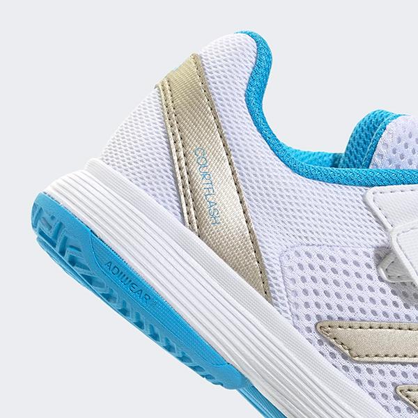 adidas（アディダス） ジュニア テニスシューズ Courtflash Hook-and