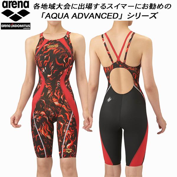 【特製缶バッチ付き】アリーナ インドミトゥスコレクション レディース 競泳水着 WA承認 ハーフスパッツ ダブルストラップ AS5FRCS8L の商品画像