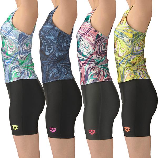 お値下げ♡アリーナ arena ぴったりパッド 着やストラップ 水着 新品未使用 アリーナ(arena) フィットネス水着 オールインワン サークル