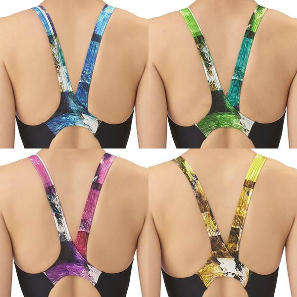 アリーナ arena レディース 競泳水着 練習用 ハーフレッグ