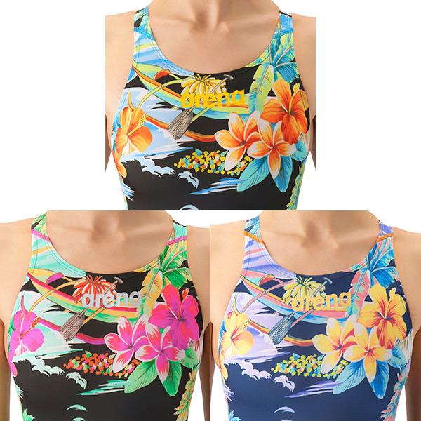 アリーナ（arena） レディース 競泳水着 WA承認 ハーフスパッツ AQUA
