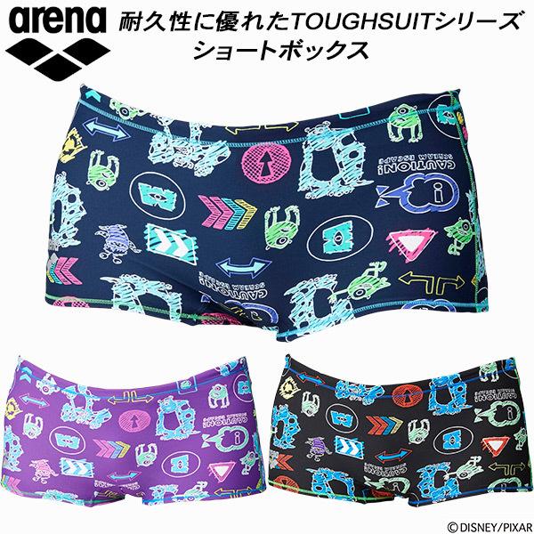 1923円 新作人気モデル 22年 アリーナ メンズ競泳水着 練習用 ショートボックス Disney タフスキン Dis 2354