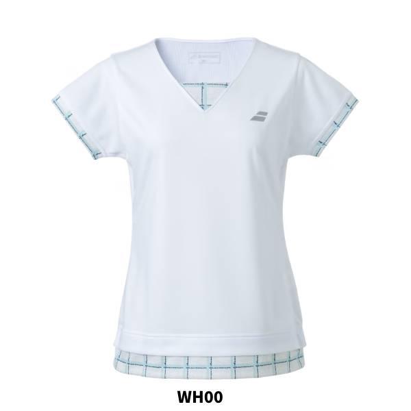 バボラ Babolat テニスウェア レディース ピュア ショートスリーブシャツ PURE SHORT SLEEVE SHIRT BWG3378｜zyuen1｜03