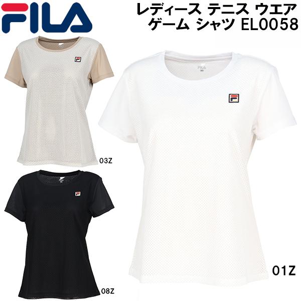 FILA（フィラ） レディース テニス ウエア ゲーム シャツ EL0058