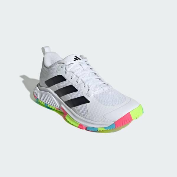 【レディース】adidas バレーボールシューズ ホワイト 26.5㎝ adidas（アディダス） バレーボールシューズ レディース Court Team