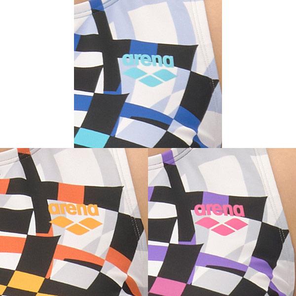 アリーナ arena レディース フィットネス水着 セパレーツ 差し込みパッド カバーバック フロントファスナー 大きめカラースナップ付き フルダル2WAY AS5FWF58L_5