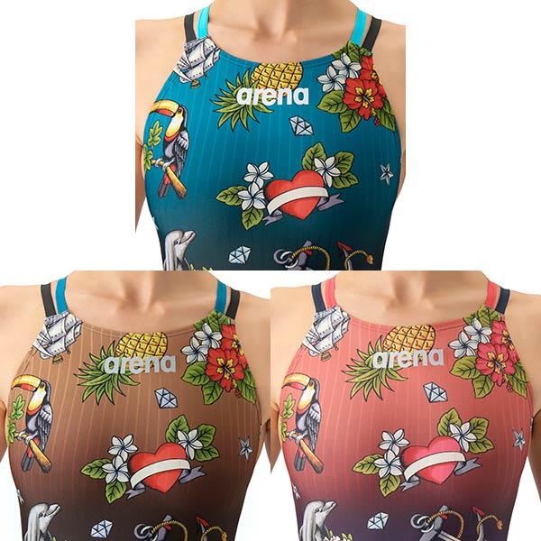 アリーナ（arena） レディース 競泳水着 WA承認 ハーフスパッツ ダブル