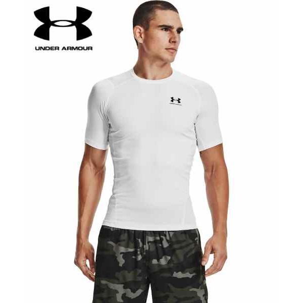 アンダーアーマー UNDER ARMOUR ヒートギアアーマー コンプレッション ショートスリーブ シャツ メンズ 1361518-100 ...