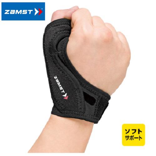 【全品P3倍+対象商品10％OFF】ザムスト ZAMST サポーター サムガードソフト 親指用サポーター 左右兼用 Lサイズ 374903 BLK｜zyuen