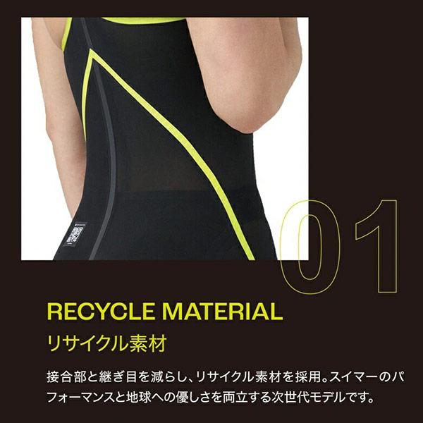 ジャケッド Jaked メンズ 競泳水着 WA承認 レース用 J-EKO ハーフスパッツ 820127 BLK【返品・交換不可商品】_6