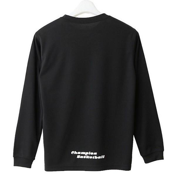 【5%OFFクーポンSALE】チャンピオン Champion ジュニア バスケットボール ロングスリーブTシャツ 長袖 CK-NB419 090|zyuen|02