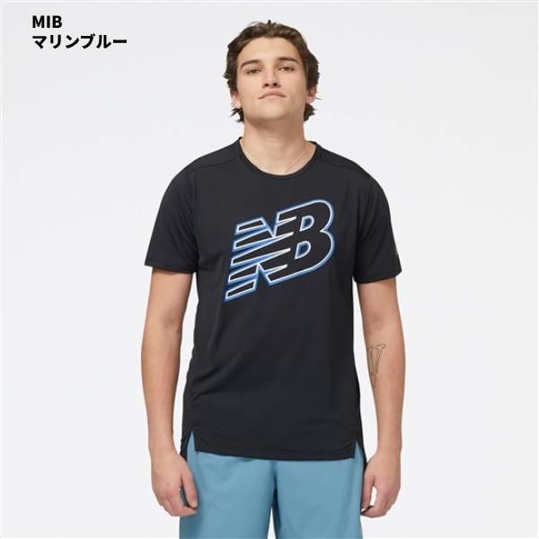 ニューバランス new balance メンズ ランニングウエアー Accelerate グラフィックショートスリーブTシャツ MT23224｜zyuen｜09