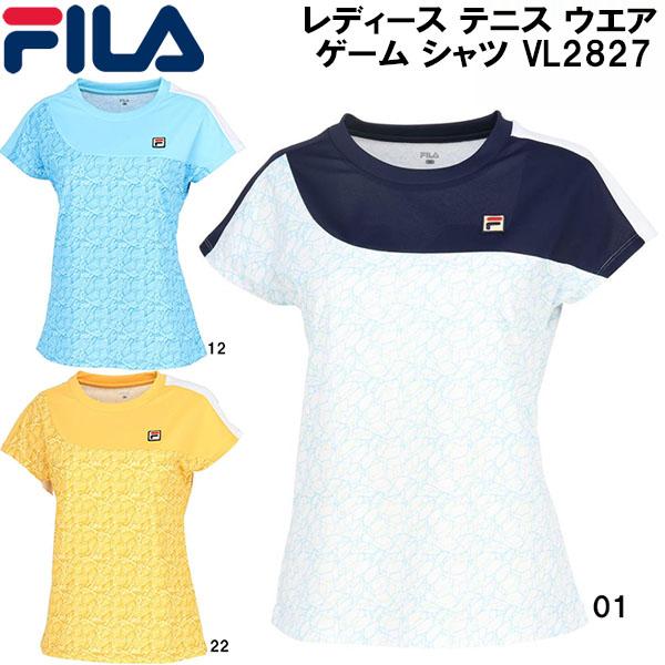 FILA フィラ　テニス　セットアップ FILA（フィラ） レディース テニス ウエア ゲーム シャツ VL2827