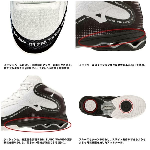 MIZUNO（ミズノ） ウエーブダイバース WAVE DIVERSE DE 2 フィットネス
