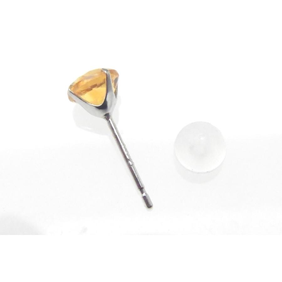 K14WG 水晶 スイングピアス 品番a23-419