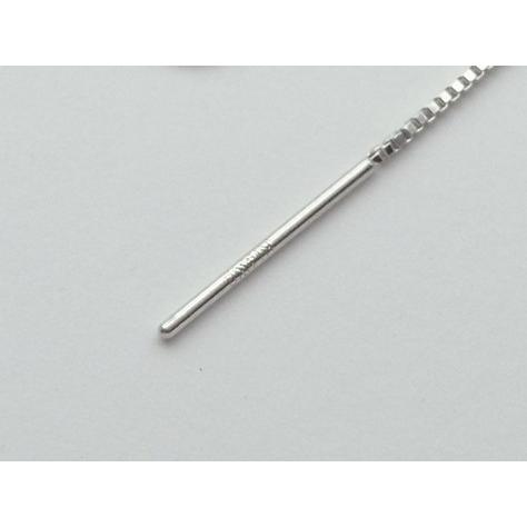 k14WG アメリカンピアス 限定1ペア K14WG フック ミラーボール ピアス