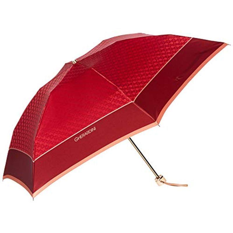 流行 ゲラルディーニ 親 日本 レッド レディース 17001-01Gロゴジャカード先染めおりたたみ傘(日本製) 1GD AURORA(オーロラ) その他傘