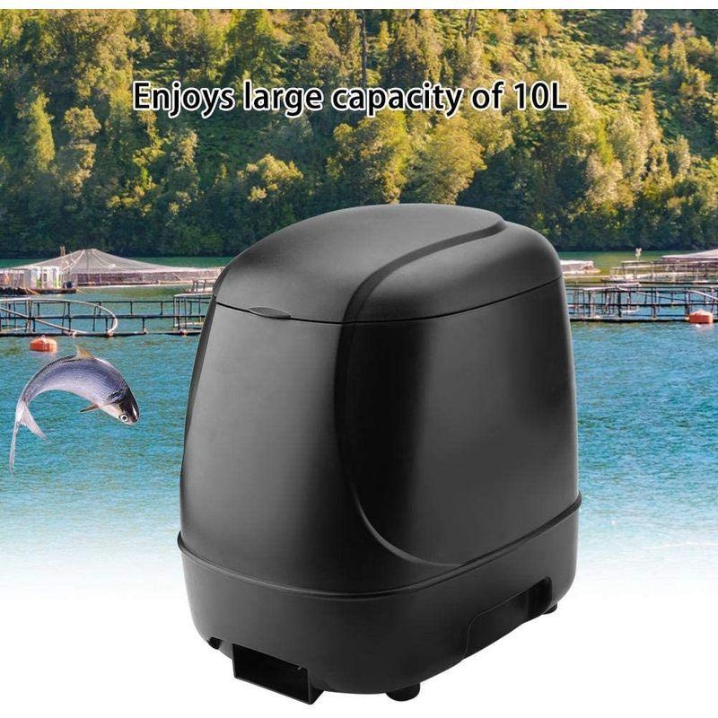 Xuuyuu 屋外 自動魚フィーダー 自動餌やり機 10l 自動魚フィーダー 大容量魚フィーダー 犬用品 水族館 自動餌やり機 充実感 自動給餌器 給餌タイマー魚給餌ディスペンサータイマー