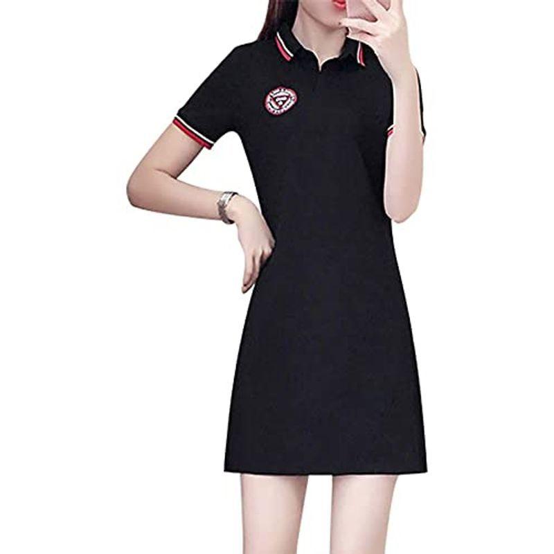 超可爱の レディースウエア エアバイ 半袖 襟付き スポーツ ウェア ワンピース ルームワンピース ルームワンピ ゆったり ユルユル リラックス らくちん 着やすい オ Www Threeriversofs Com