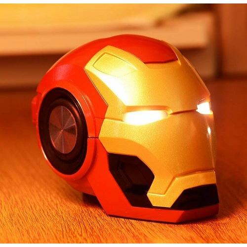 アイアンマン型 Bluetooth スピーカー『赤』 ランプ付き 高音質 アイアンマン型 Bluetooth スピーカー『赤』 ランプ付き 高音質