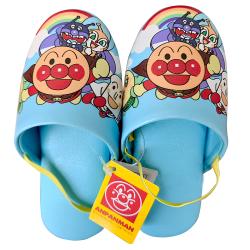 アンパンマン　ビニールスリッパ　約14-16cm　ブルー