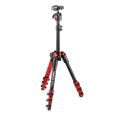 Manfrotto コンパクト三脚 Befree one アルミ 4段 ボール雲台キット レッド M...