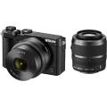 ニコン Nikon 1 J5 10-30mm 30-110mm ダブルズームキット ブラック ミラー...