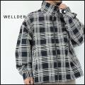 ウェルダー スタンドカラーチェックブルゾン WELLDER Stand Collar Check B...