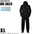 ダイワ DR-3824 (ブラック XL) RAINMAX レインスーツ (レインウェア) 上下セッ...