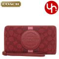 コーチ COACH 財布 二つ折り財布 FC9073 C9073 レッドアップルマルチ シグネチャー...