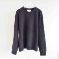 WELLDER ウェルダー Crew Neck Knit クルーネックニット ブラック