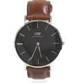 【中古】DANIEL WELLINGTON 腕時計 Classic 36mm クオーツ SS レザー...