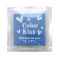 スタンプ台 color Kiss/カラーキス シアン 顔料系水性インク インクパッド 4111-01...