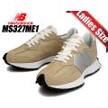 ニューバランス 327 NEW BALANCE MS327ME1 Width D BEIGE SIL...