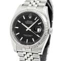 ロレックス ROLEX デイトジャスト 116234 黒文字盤 Z番 SS/WG メンズ腕時計 自動...